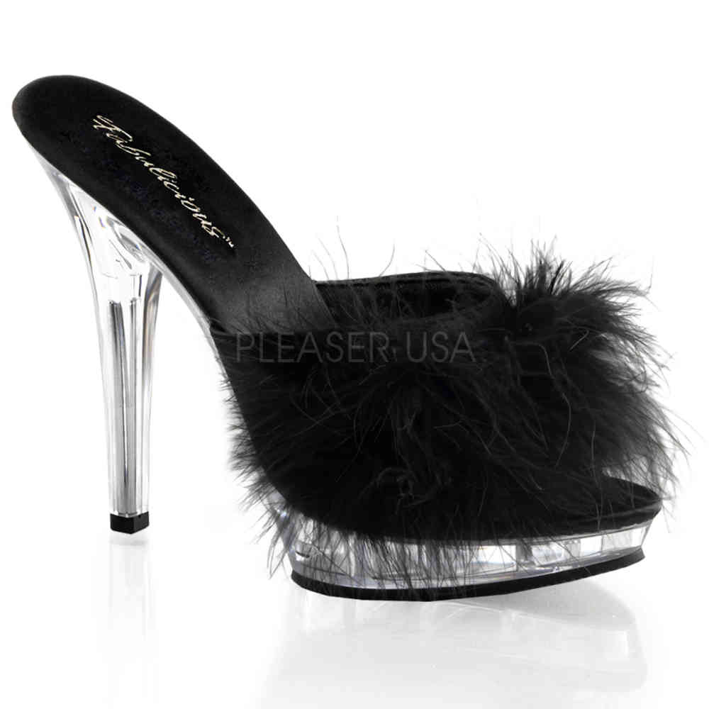 Fabulicious - LIP1018 Mules à talon - Noir